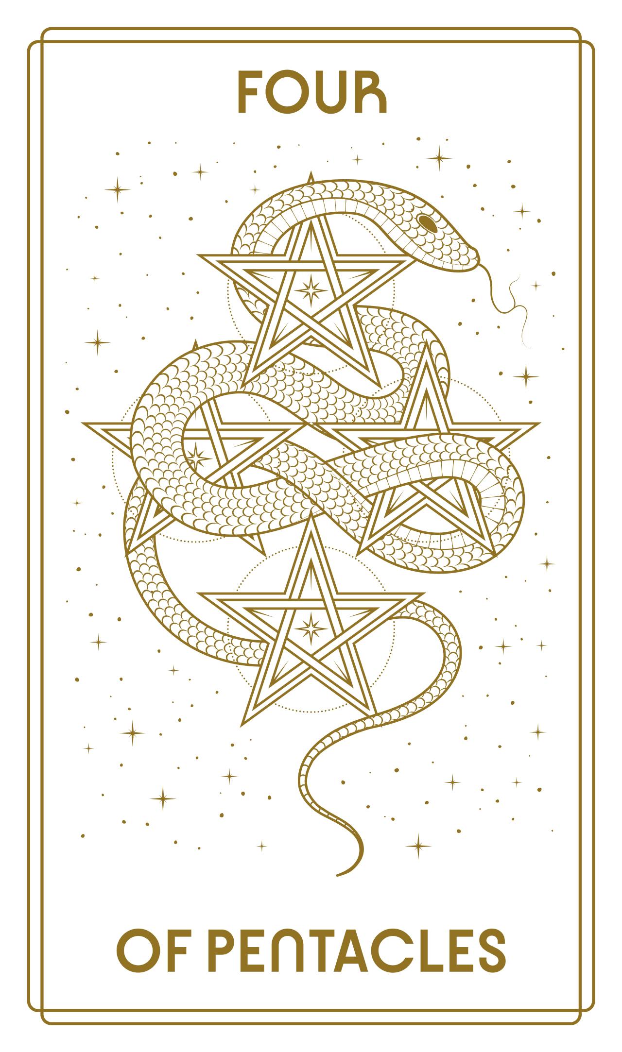 Four of Pentacles Tarot Card